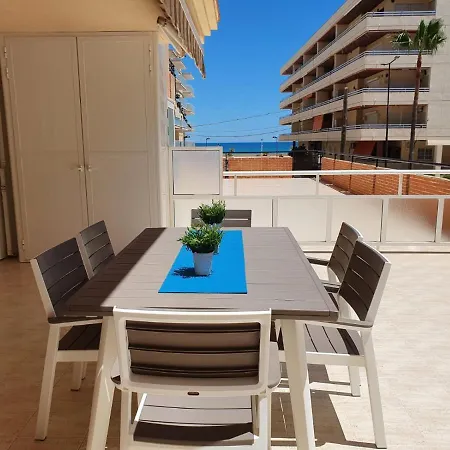 Con Gran Terraza, Piscina Y Con Vistas Al Mar, A Solo 50 M De La Playa * 代穆斯